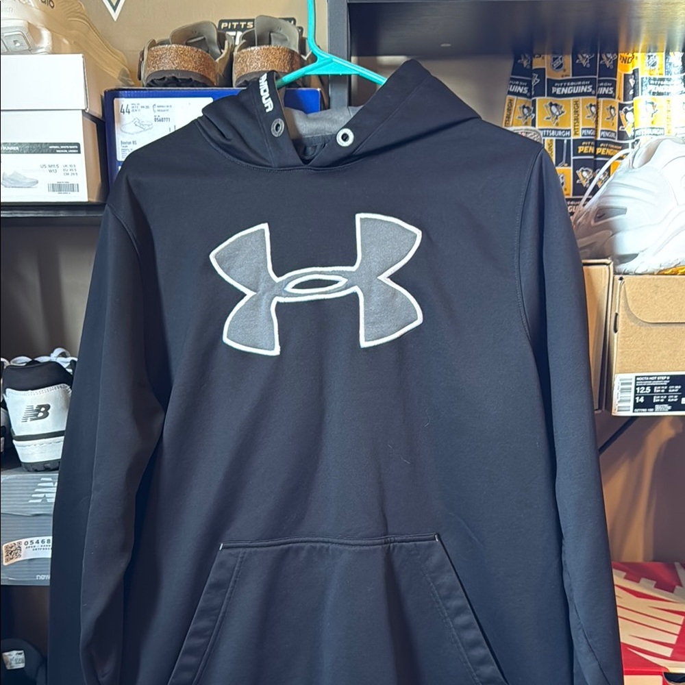 Under Armour Charcoal Hoodie with Logo